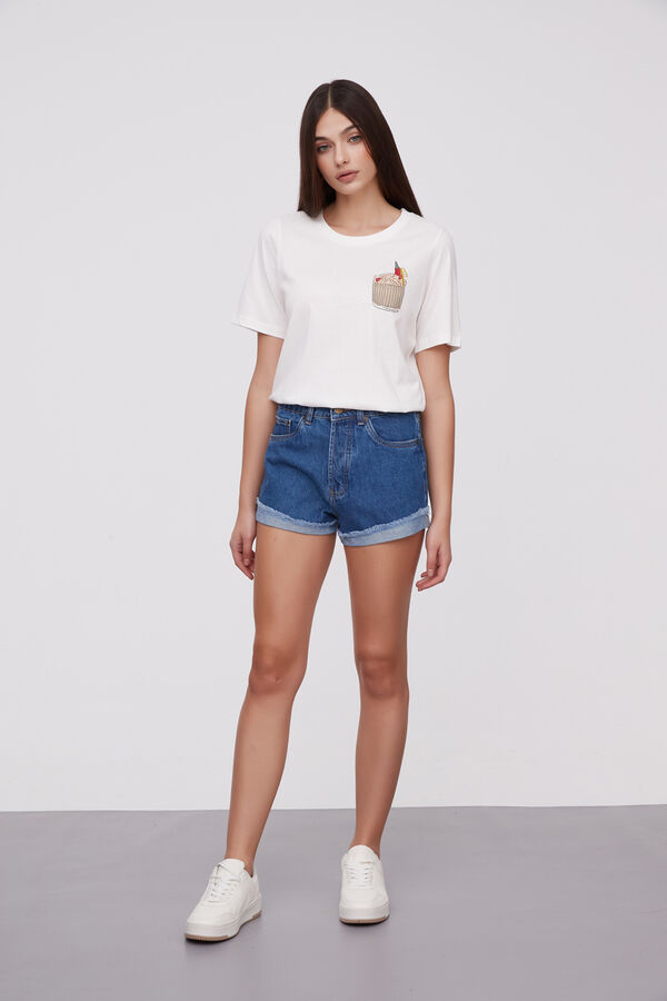 SHORT TAGLIANI AZUL MEDIO