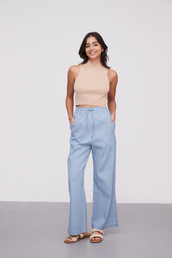 PANTALON LORIZA AZUL CLARO image number null