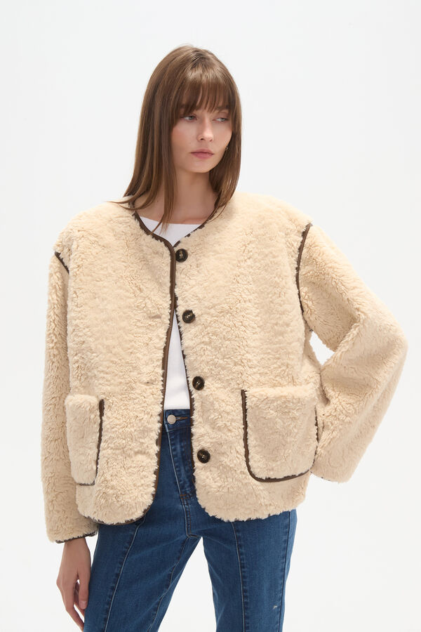 CAMPERA SELENIA BEIGE CLARO image number null