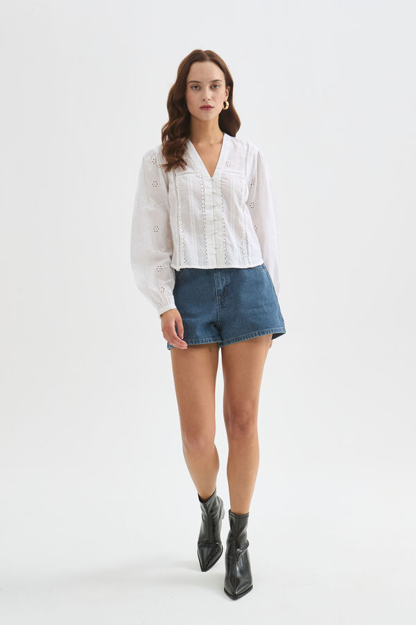 CAMISA GALE 70607 BLANCO image number null