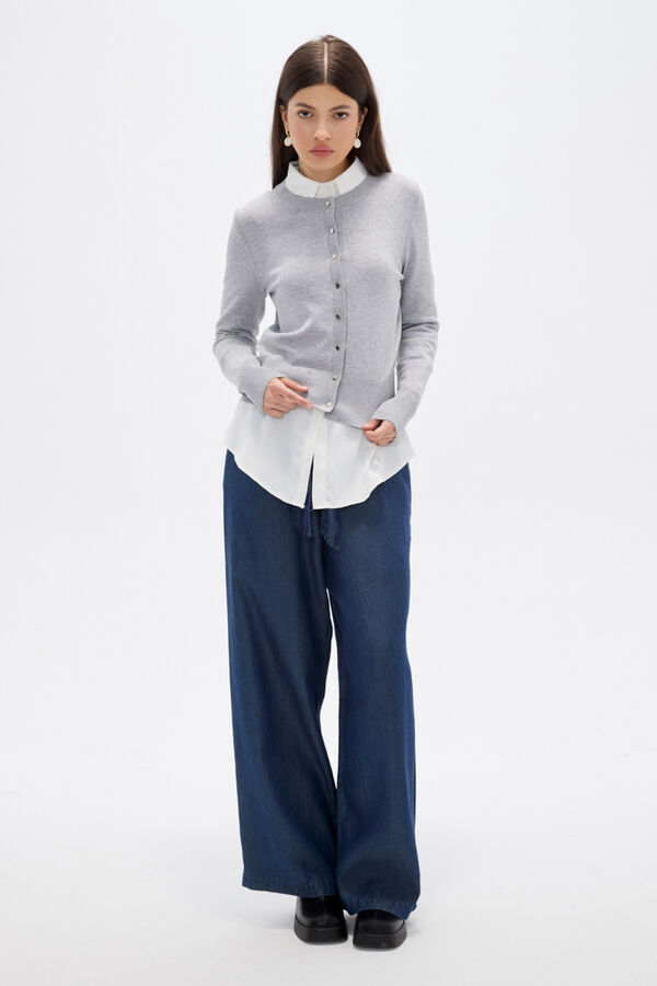 SACO SYLVEN GRIS MELANGE MEDIO image number null