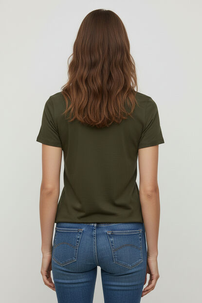 REMERA PRAKATA VERDE OLIVA OSCURO image number null