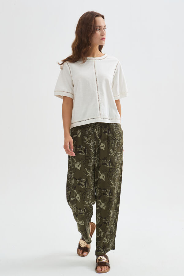 REMERA TAYEL 70607 MARFIL  / OFF WHITE image number null