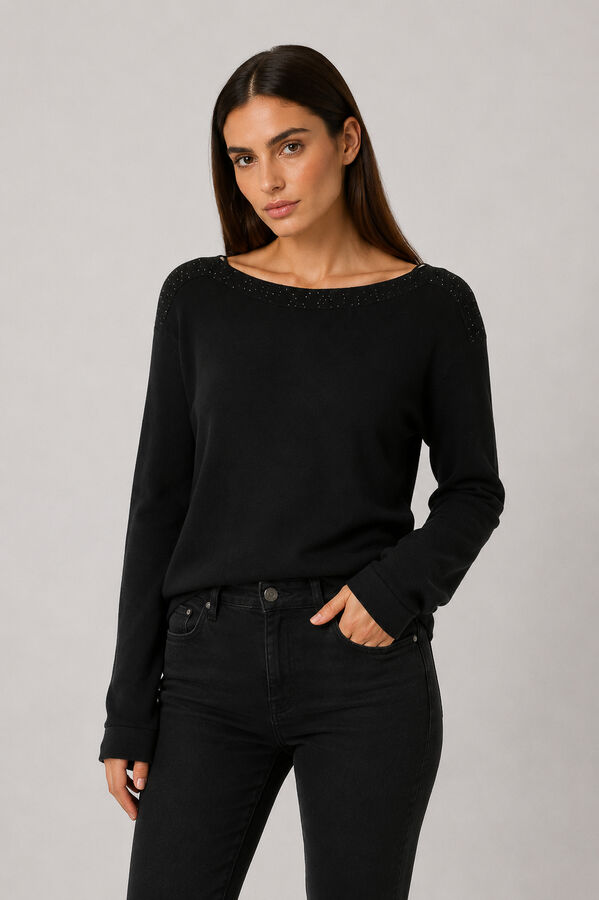 SWEATER URVEN NEGRO image number null