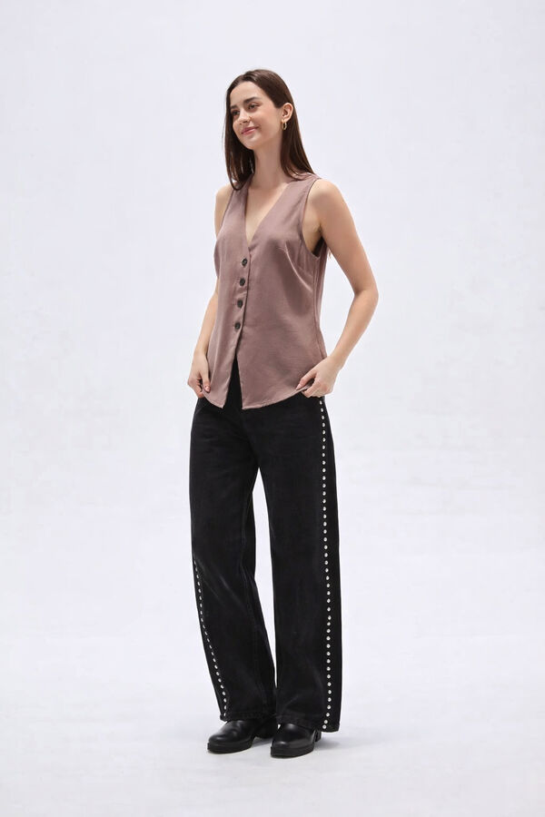 CHALECO ARUM TAUPE / MINK / VISON image number null