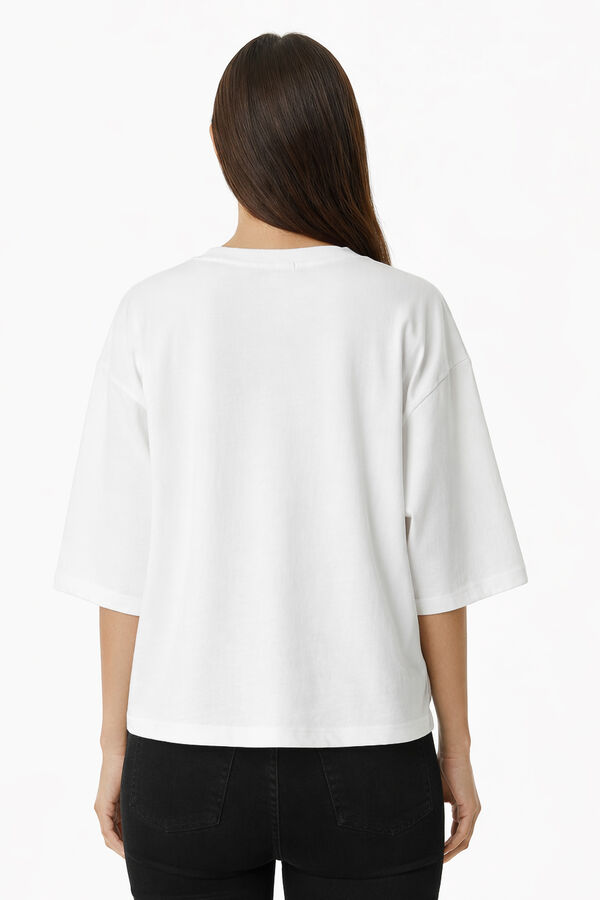 REMERA OLAMA MARFIL  / OFF WHITE image number null