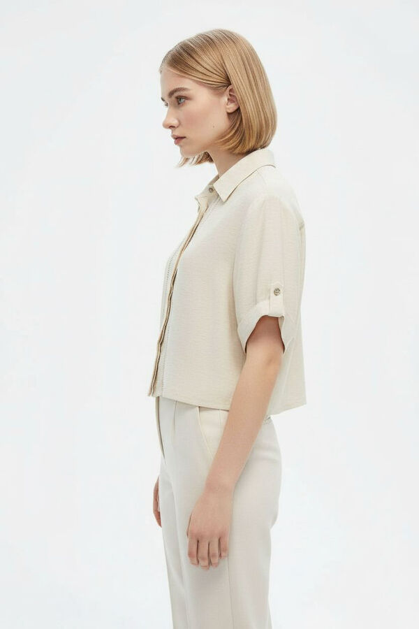 CAMISA ROLA 70607 ARENA MELANGE image number null