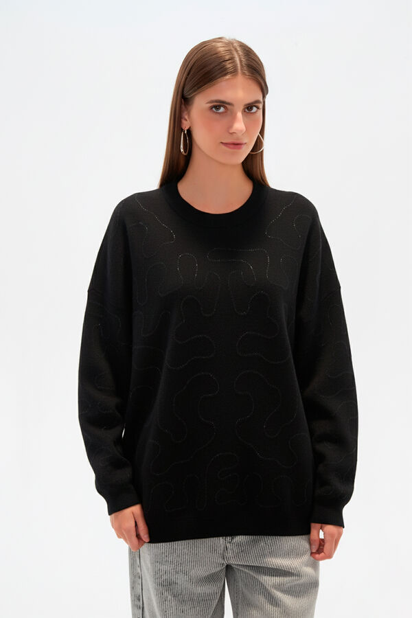 SWEATER DRACE NEGRO image number null