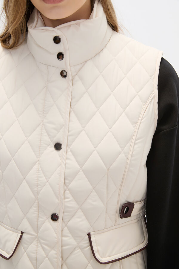 CHALECO CLAUNET CRUDO / NATURAL image number null