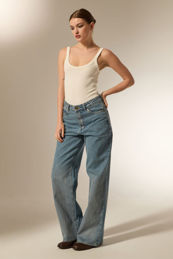 PANTALON DANISA 70607 AZUL GRISACEO image number null