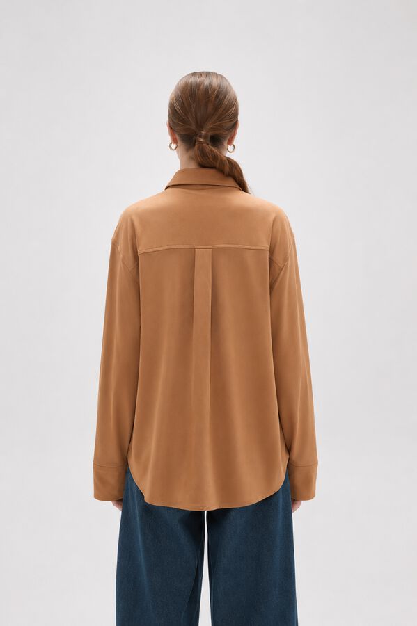 CHAQUETA TANASIA BEIGE OSCURO image number null