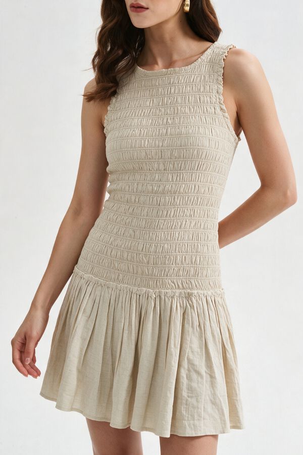 VESTIDO KAMAR 70809 ARENA MELANGE image number null