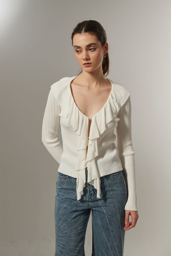 CARDIGAN GUIMA BLANCO image number null