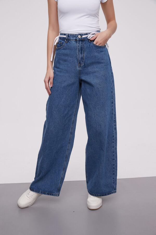 PANTALON ISANGI AZUL MEDIO image number null