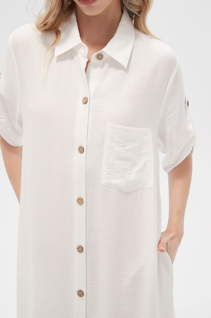 VESTIDO VOCE BLANCO image number null