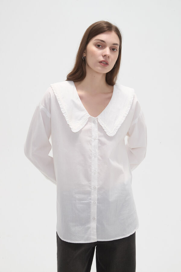 CAMISA LALOU BLANCO image number null