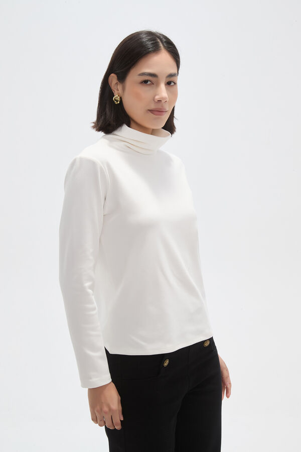 POLERA LULLABY MARFIL  / OFF WHITE image number null