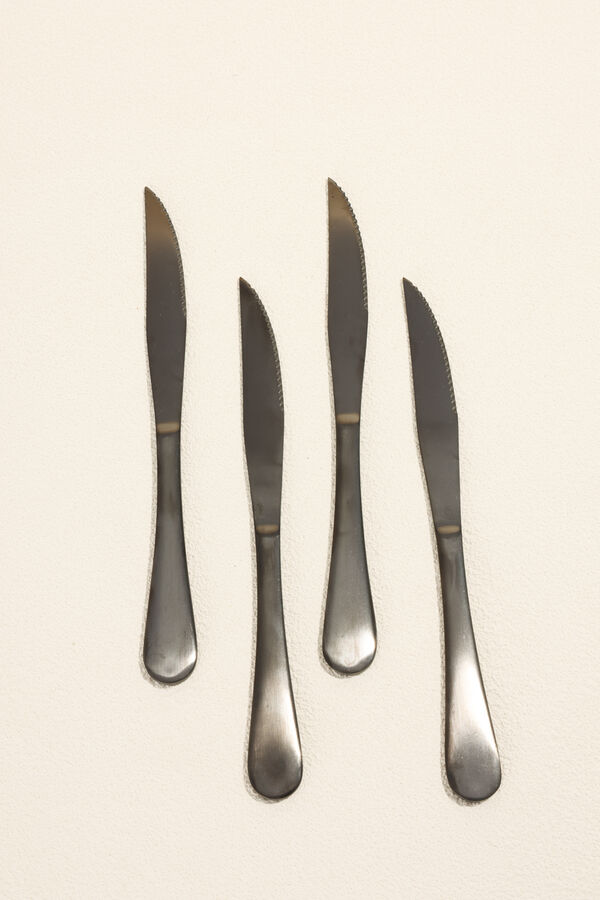 Cuchillo Olivo Set 4 un. Negro COLOR UNICO image number null