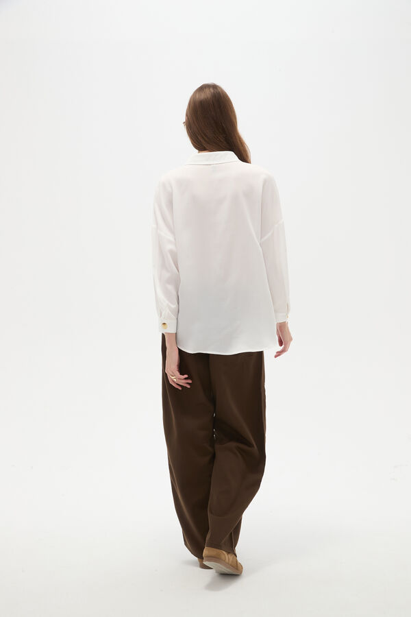 BLUSA KANSAS 70607 MARFIL  / OFF WHITE image number null