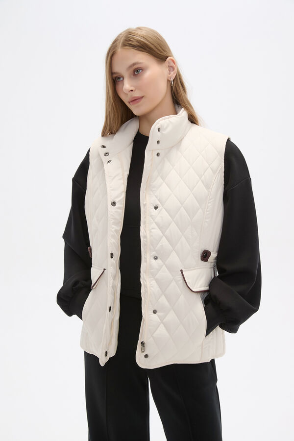 CHALECO CLAUNET CRUDO / NATURAL image number null