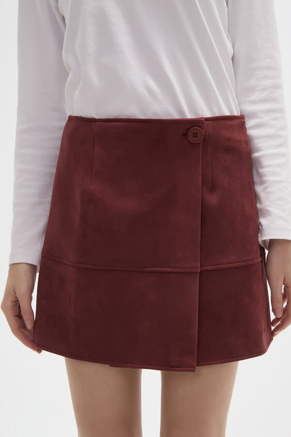 FALDA JEYRAL CEREZA OSCURO image number null