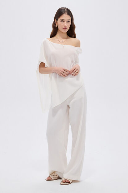 PONCHO FRIAL 70809 MARFIL  / OFF WHITE image number null