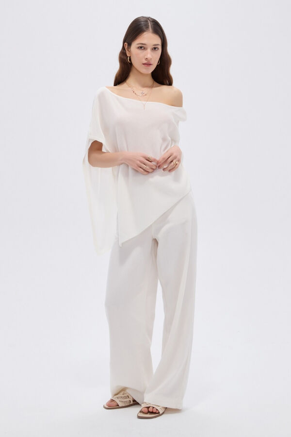 PONCHO FRIAL 70809 MARFIL  / OFF WHITE image number null