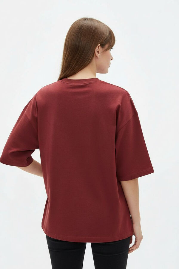 REMERA SOLISA 70607 BORDEAUX image number null