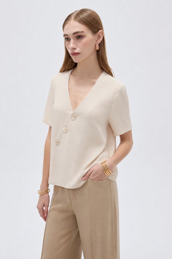 BLUSA IVOLAR 70607 CRUDO / NATURAL image number null