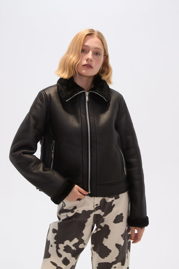 CAMPERA CHATINE NEGRO image number null