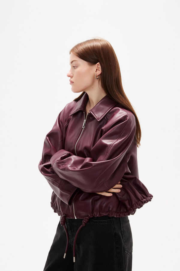 CAMPERA CARDIA CEREZA OSCURO image number null
