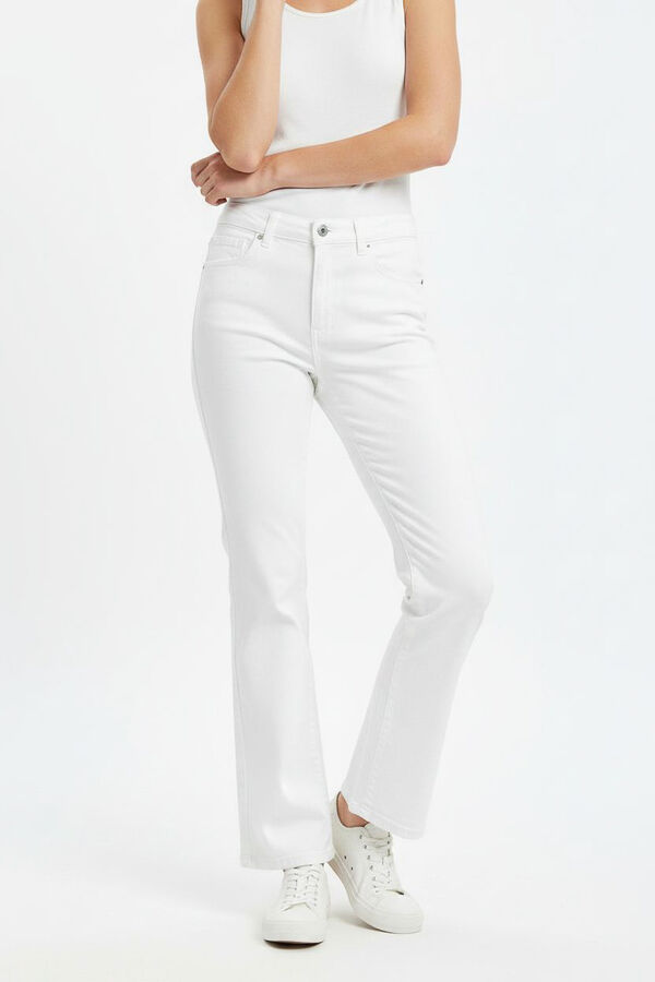 PANTALON ELVIS 70607 MARFIL  / OFF WHITE image number null