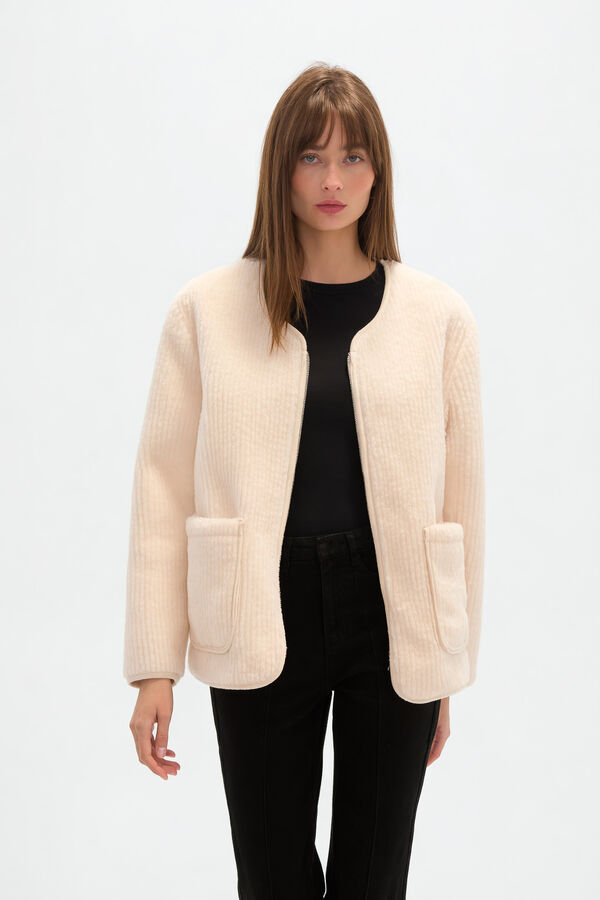 CHAQUETA CLEMEN CRUDO / NATURAL image number null