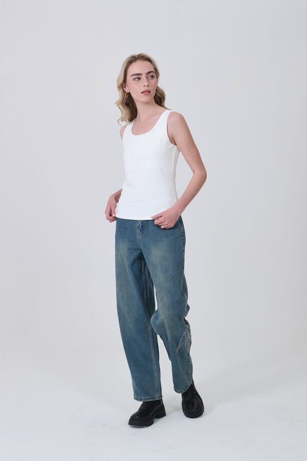 MUSCULOSA ABRIOLA MARFIL  / OFF WHITE image number null