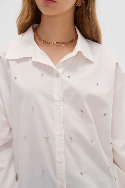 CAMISA CHUMI 70809 MARFIL  / OFF WHITE image number null