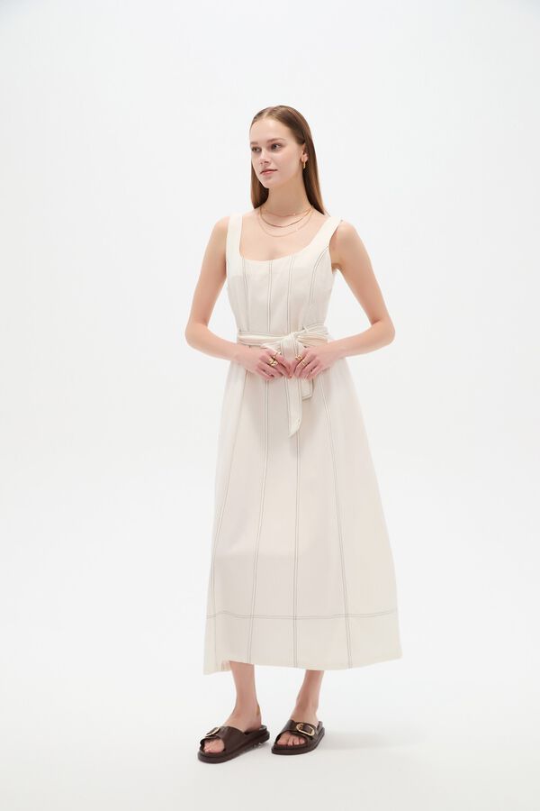 VESTIDO CAROA 70809 MARFIL  / OFF WHITE image number null