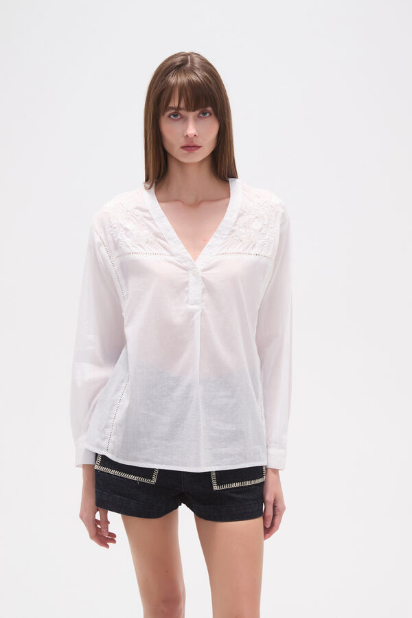 BLUSA TIFONE BLANCO image number null