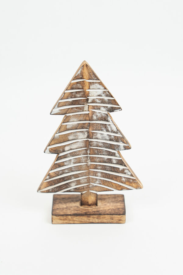 Deco Navidad &Aacute;rbol de Madera Tallado COLOR UNICO image number null