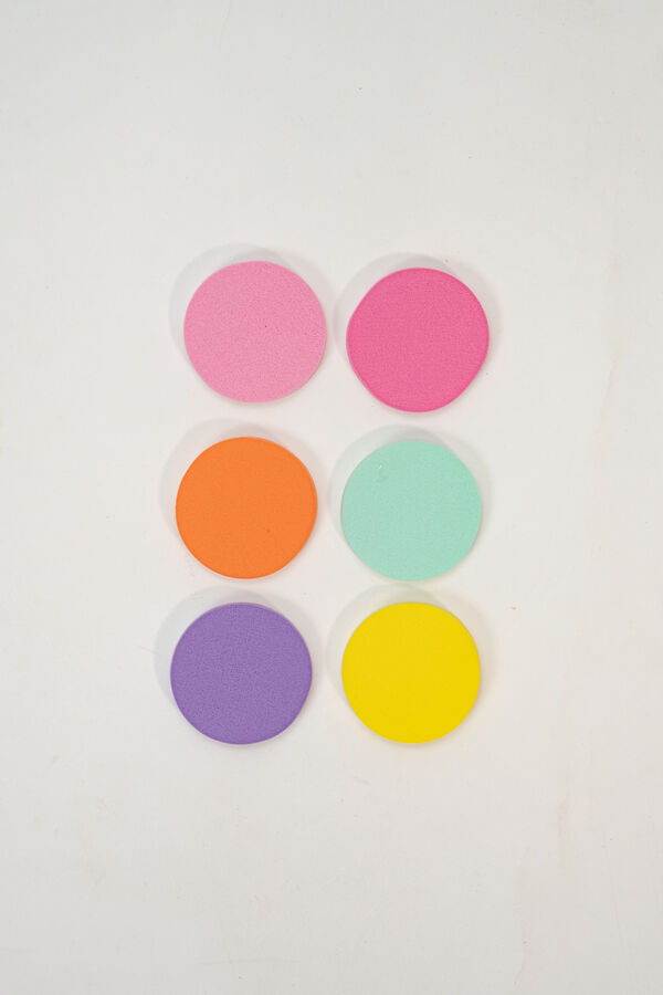 Set Esponjas Maquillaje Discos, x6 un. COLOR UNICO image number null