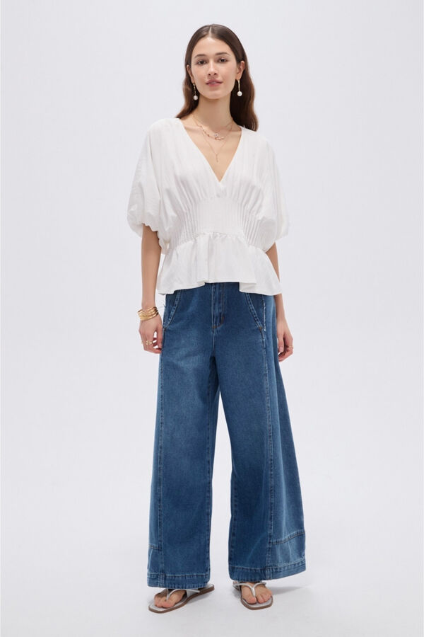 BLUSA LAURIN 70607 MARFIL  / OFF WHITE image number null