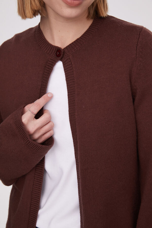 CARDIGAN CAWA CHOCOLATE image number null