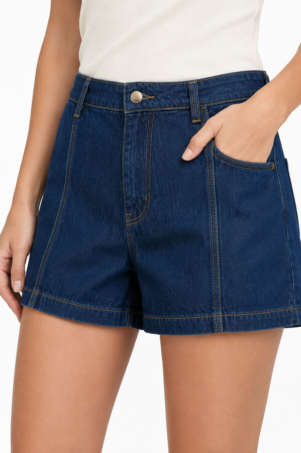 SHORT MOSAR 70809 AZUL INDIGO image number null