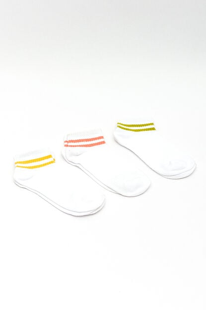 Medias Ankle Peachy, Pack x 3 COLOR UNICO image number null