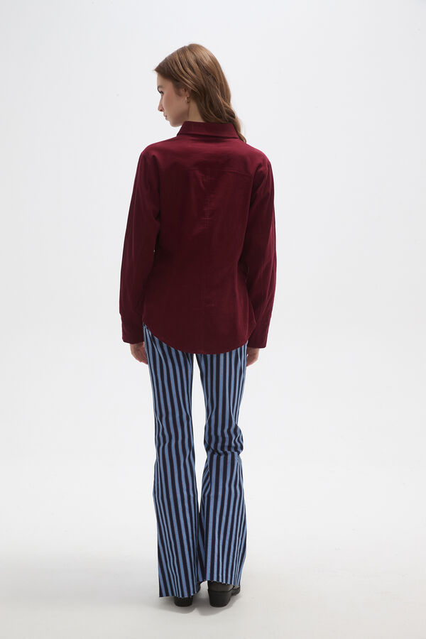 CAMISA RAVIKA BORDEAUX image number null