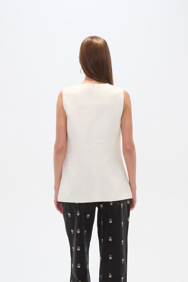 CHALECO AQUALIA MARFIL  / OFF WHITE image number null