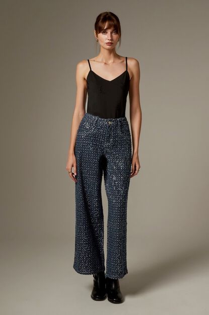 PANTALON CLAVIRA 70607 AZUL INDIGO image number null
