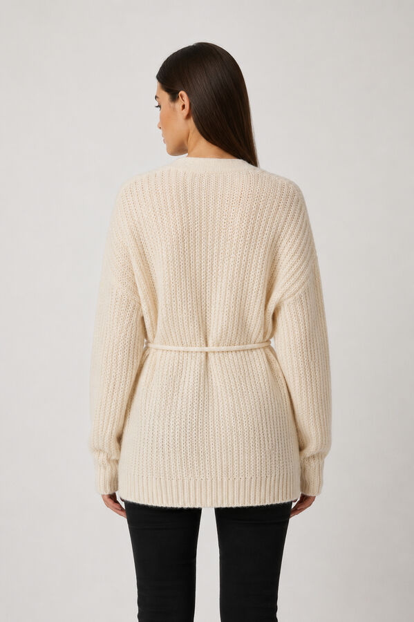 CARDIGAN TOURAE CRUDO / NATURAL image number null