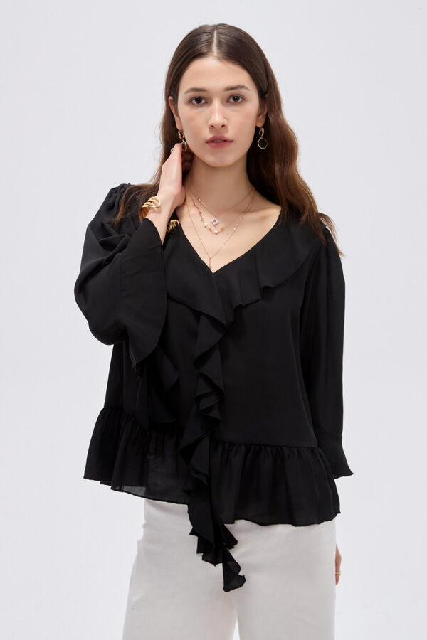 BLUSA KALMER 70607 NEGRO image number null