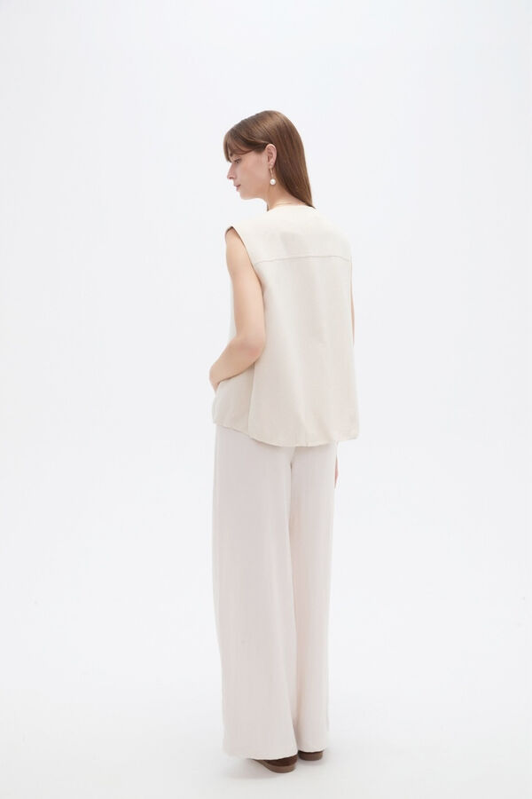 CHALECO SYREN 70809 CRUDO / NATURAL image number null
