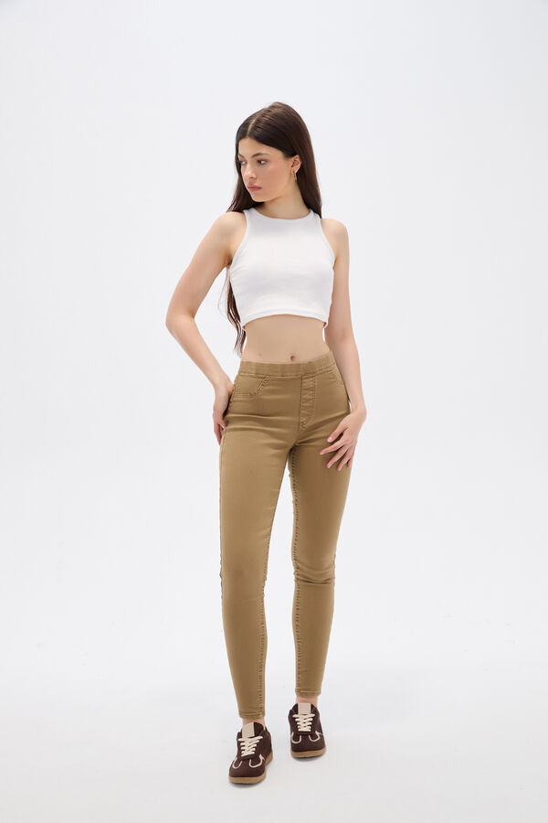 PANTALON RHOVAS TAUPE CLARO image number null